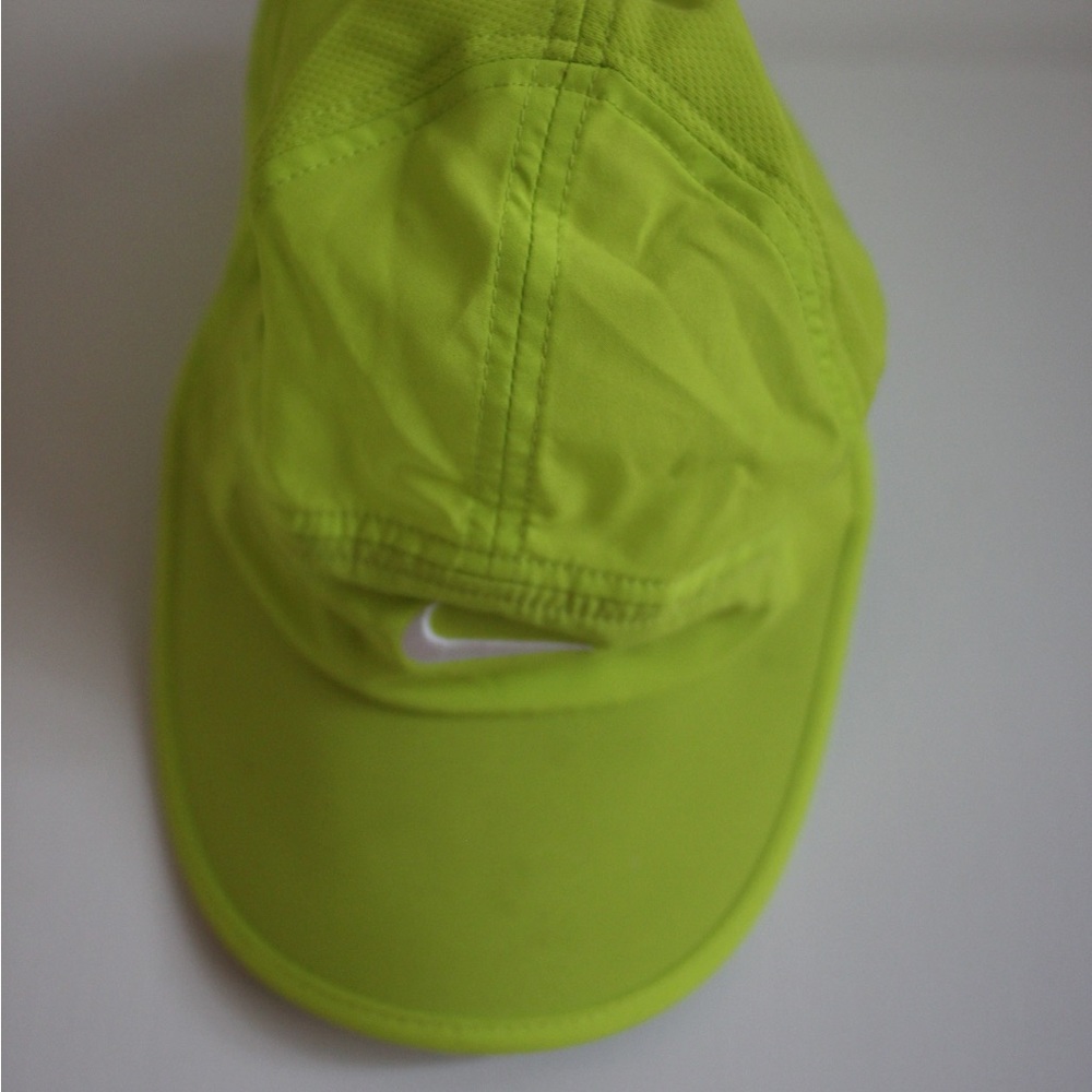 nike neon green sports hat